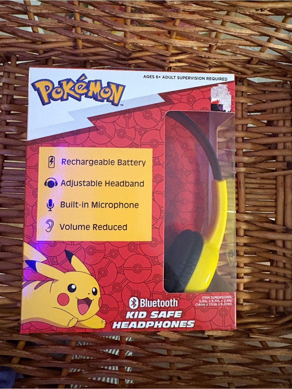 Pokémon Kid Safe Bluetooth Headphones
